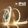 Светодиодная лента COB 220 В с клейкой основой, вилкой питания ЕС, RA 90, высокой плотности, водонепроницаемая IP65, гибкая светодиодная лента