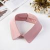 Solid Color Necktie Collar Lapel Design Decorative Single Collar  Shirt Collar Replacement
