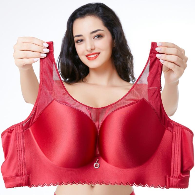 Scarless Bra with Added Fat and Enlarged Cup, Ultra-thin Large Size Bra, Anti Sagging Bra