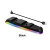 Для PS5 Slim Dual Controller Зарядная док-станция Держатель для наушников RGB Зарядная док-станция для PlayStation 5 Зарядное устройство для контроллера