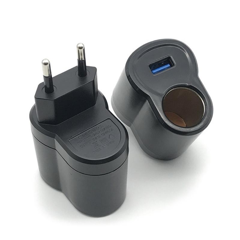 Автомобильный адаптер питания с USB-портом и улучшенной стабильностью напряжения. Преобразователь 220 В в 12 В. 12 В 0,5 А / 5 В 1 А