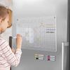 Fridge Magnet Sticker Reusable Clear Acrylic Message Board Dry Erase Sticker Board Magnetic Calendar Fridge Message Menu Gadgets