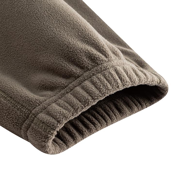 Anta Серия для улицы Флисовые длинные брюки Мужские штаны Сосново-зеленый 952546301-2