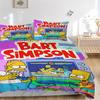 Постельное белье Bart Simpson Gamestation 479 - 3 предмета, пододеяльник, подарок для спальни, без наполнителяB184