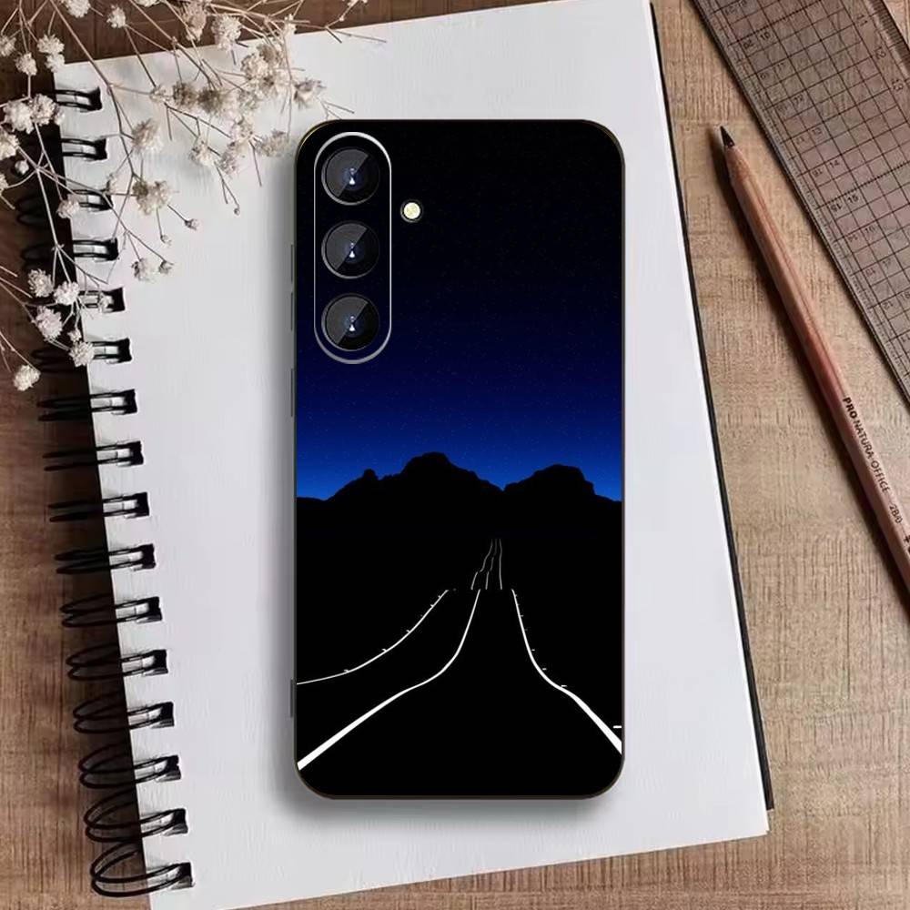 Чехол для телефона 'Темное Космическое Астрологическое Горы' для Samsung Galaxy A73, A21s, A22, A31, A52, A53, A71, A41 Мягкий Черный Корпус