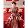 2024 New Xiuhe Chinese Bridal Dress: Elegant Petite Design with Intricate Details