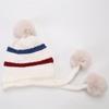 Autumn Winter Plush Warm Three Ball Knitted Hat Chenille Soft Women's Wool Hats EMA