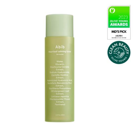 Aviv Houttuynia cordata успокаивающий тоник-бустер для кожи 200мл, корейская косметика знаменитостей