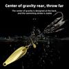 5Pcs 9.1CM/3.2G 9.3CM/4.5G 9.7CM/7G Flying Fishing Lure with Spinner Blade Long Casting Rotating Sequin Spoon Spinnerbait Bass Fishing Accessories