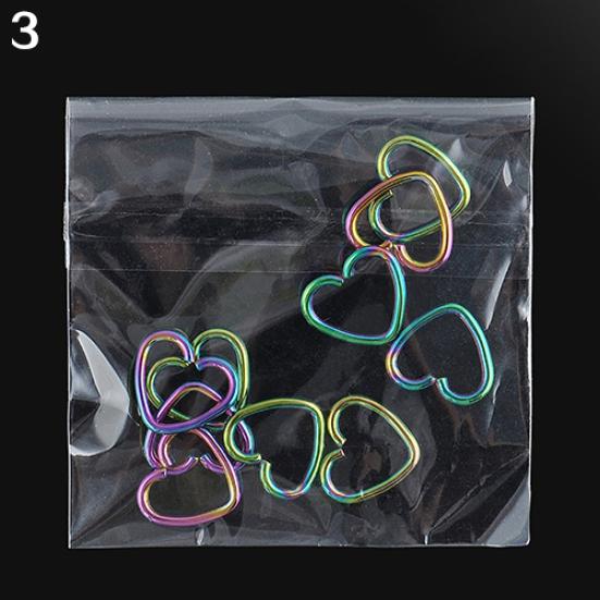 10 шт. женские серьги-гвоздики из нержавеющей стали с сердцем и звездой, спиралью и хрящом, серьги для пирсинга