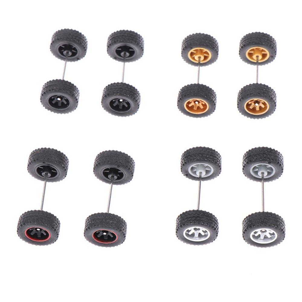 1Set Plastic Remote Control Car Modified Tires Diameter 14*5.5mm Diecast Alloy Car Hub