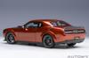 AUTOart Scale Dodge Challenger Scat Pack Widebody 2022 Sinamon Orange Finished Product 1/18 R/T Stick/Metallic