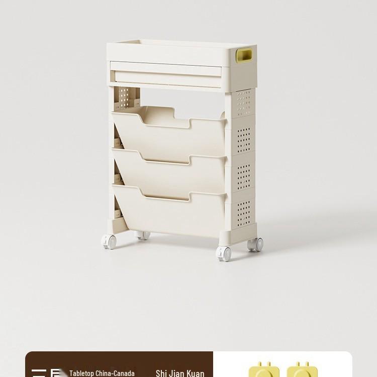 Movable Bookshelf & Storage Rack for Students