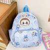 School Bag Cute Cartoon Printed Backpack School Bag Lightweight Large Capacity Load-reducing Backpack