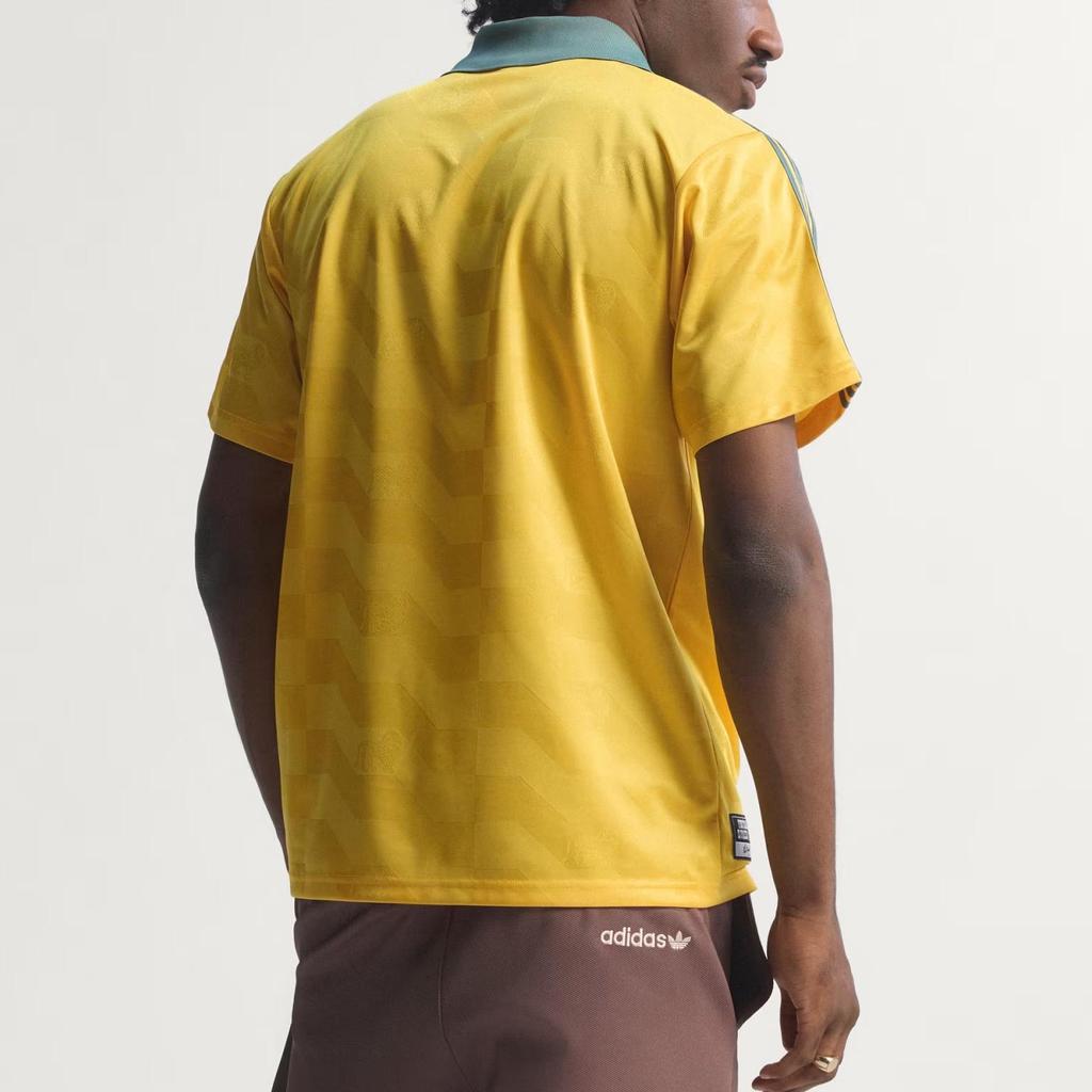 adidas Оригинальная футболка Боба Марли Смелый Золотой Мужские Топы Желтый KA8907