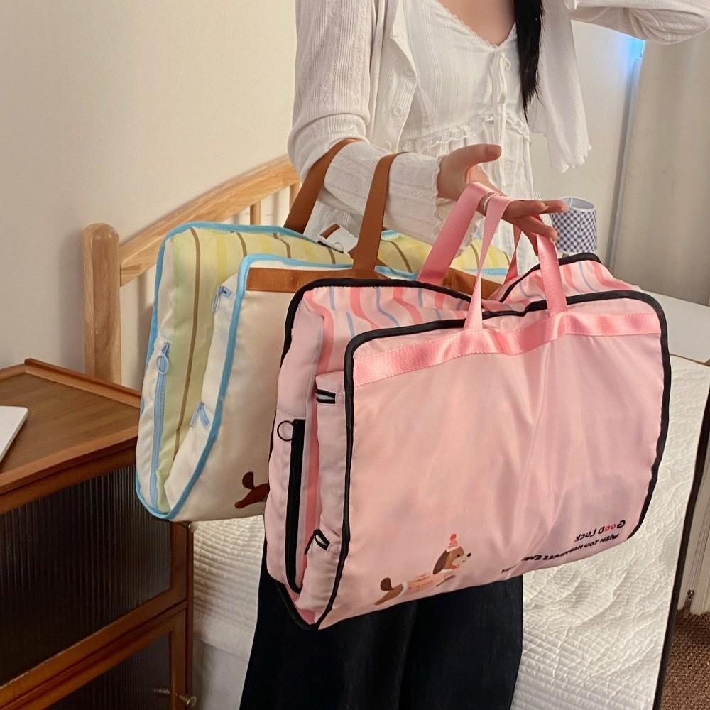 Подвесная сумка для хранения большой вместимости, мультяшная дорожная сумка, милый мешок для стирки одежды, для путешествий