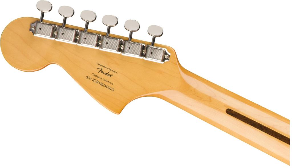 Squier by Fender Classic Vibe Electric Laurel with Soft Case '70s Jaguar® Guitar, Fingerboard, 3-Color Sunburst,