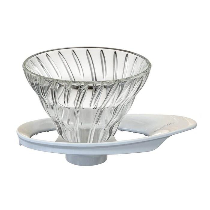 HARIO V60 Heatproof Glass Dripper 01 1-2 Cup White VDGR-01-W