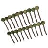 20pcs Rabbit Chewing Sticks Wooden Grass Ball Teeth Grinding Small Pet Biting Sticks for Hamsters Guinea Pigs