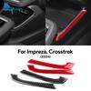 Настоящая мягкая карбоновая наклейка для Subaru Crosstrek 2024 Impreza 2024, боковая панель автомобильного беспроводного зарядного устройства, аксессуары для отделки интерьера