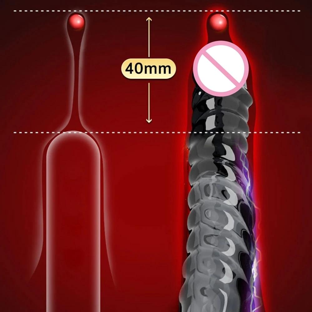 Товары для взрослых Секс-игрушка Рукав Вибратор Кольцо для пениса Прозрачный Многоразовый Рукав для пениса Кольцо для члена Удлинитель Увеличитель пениса