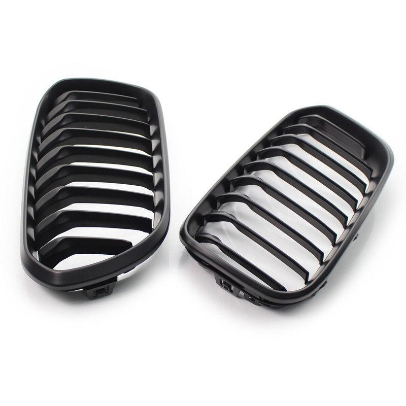 For BMW 1 Series F20 F21 2015- Facelift Front Hood Kidney Bumper Racing Grille Mesh Grill Car Replacement Accessories