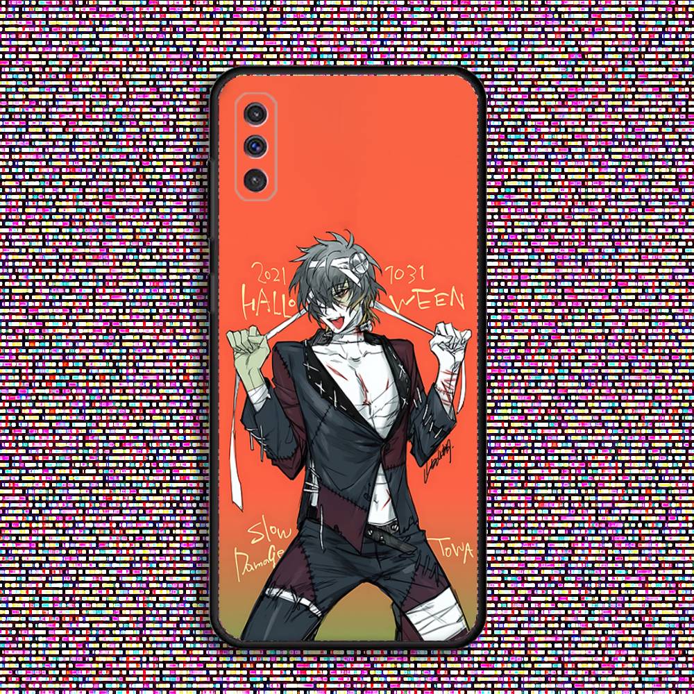 Towa Slow Damage Phone Case For Samsung S 25,24,23,22,30,21,10,9,Ultra,Plus,Lite,FE,4,5 G Black Soft Case