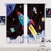 Красный самолет облака оконные шторы домашний декор детская спальня шторы кухонные дверные шторы шторы для гостиной
