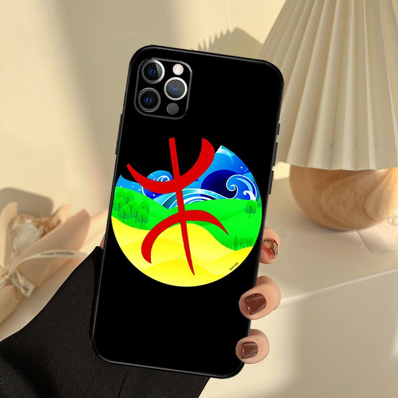 Амазигский Символ Берберская Академия Чехол Для iPhone 11 12 13 14 15 16 Pro Max Чехол Для iPhone 13 12 Mini XR X XS Max Plus