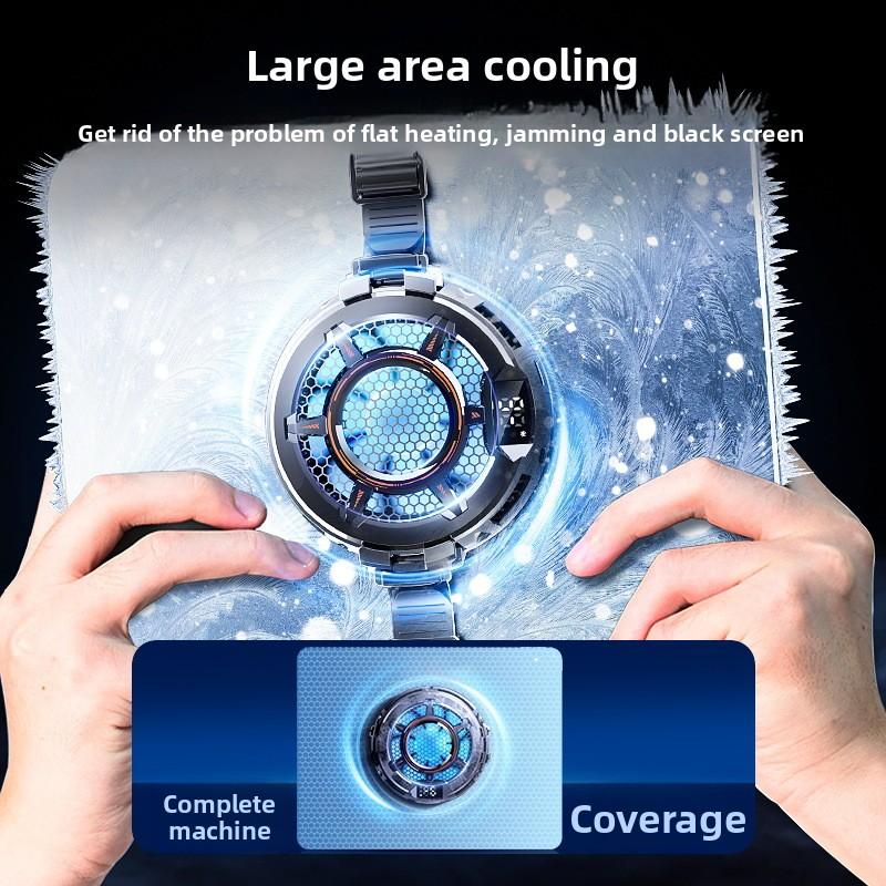 New CX05 Flat Magnetic Phone Cooler, 3-Speed Semiconductor Cooling, Large Area Ice Freezing, Gaming Cooling Gadget