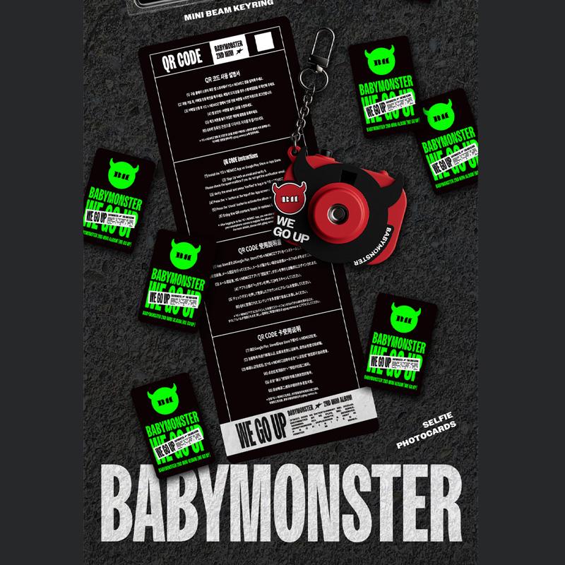 [ПРЕДЗАКАЗ] BABYMONSTER – 2-й мини-альбом [WE GO UP] (Мини Брелок-проектор Вер.)