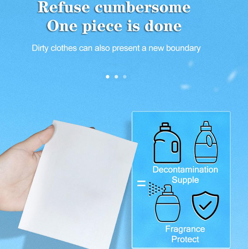 30 шт.. листы стирального порошка, легкорастворимые таблетки для стирки, сильное моющее средство для глубокой очистки, мыло для стиральной машины