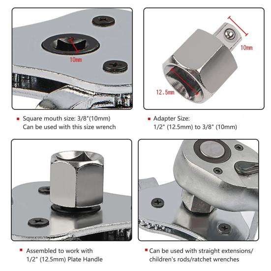 Ключ для масляного фильтра, двухсторонний, 3-х захватный, регулируемый инструмент для ремонта автомобиля, мастерская по удалению масляного фильтра