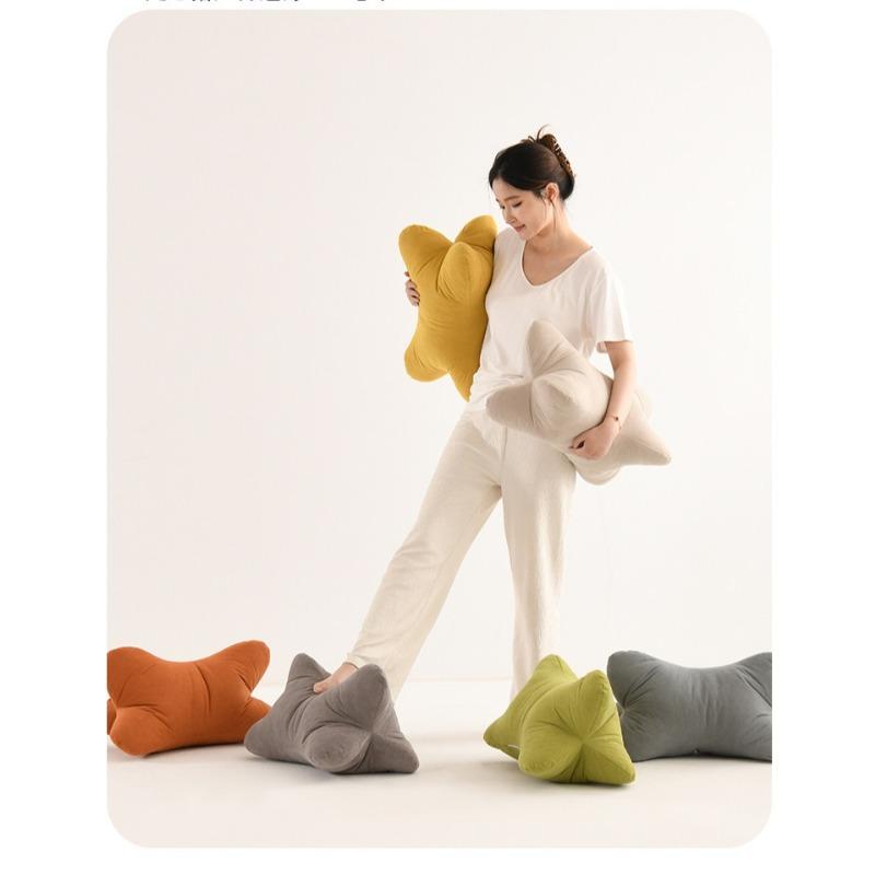 Подушка в форме кости с поддержкой шеи и поясницы для офисного кресла, кровати, клиновидная подушка и подставка для ног для здоровья, комфорта, подарок