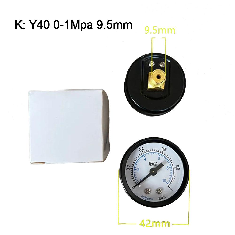 1pc Pressure Gauge For Air Compressor Power Tools Replacement Accessories Y40 Y50 0-180PSI Water Liquids Meter Pressure Gauge
