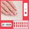 French Tip Gels Nail Strips Glittering Gels Nail Sticker Lovely Nail Polish Strips Gels Nail Wrap Nail Art Sticker
