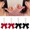 Trendy Women's Bowknot Nail Earring Adornment Fashionable Bowknot Earring Accessories Cute Ear Rings Studs Jewelry
