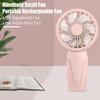 Small Personal Fan Speed Adjustable Strong Airflow Low Noise USB Rechargeable Compact Portable Cooling Fan