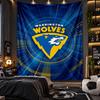 Wall Hanging Tapestry Warrington Wolves Print Cloth for Living Room Bedroom Home Decor