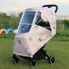 Baby Pushchair Cover Baby Pram Rain Cover Breathable Windproof Protection Cover Universal Dustproof Weather Shield
