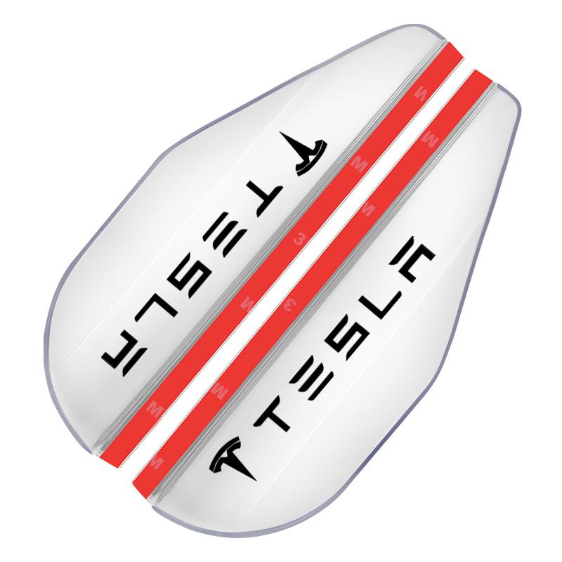 2 шт. Боковые зеркала заднего вида автомобиля Дождевая накладка Солнцезащитный козырек Защита-бровь Для Tesla Model 3 S X Y Style Roadster Invader Coil Mod WYE K80