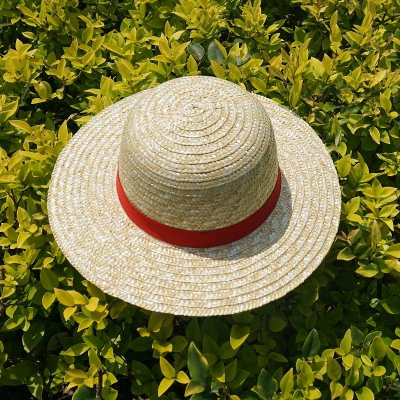 Luffy Straw Hat Anime Luffy Cosplay Hat Luffy Performance Props Costume Party Yellow Summer Strawhats Halloween Costume Hat