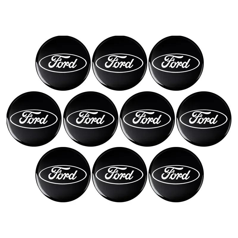 New 2026 Car Sticker 2/5/10pcs Car Key Shell Remote Case Cover Aluminum Emblem Symbol Sticker For Ford Focus Mk2 Party Mk3 Range