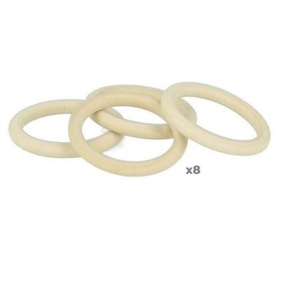 8 деревянных колец 5 см