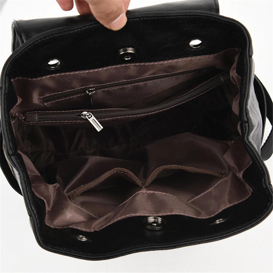 Рюкзак роскошный женский рюкзак мягкие кожаные рюкзаки для девочек-подростков женские школьные сумки через плечо для женщин 2025
