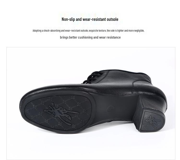 Женские латиноамериканские бальные танцевальные ботинки на высоком голенище с мягкой подошвой