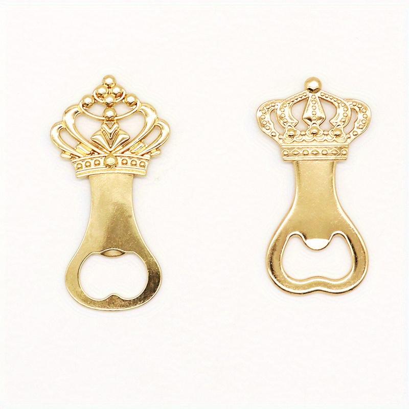 Beer Crown Golden Bottle Opener Party Favors European American Personality Wedding Products Wedding Return Party Gift