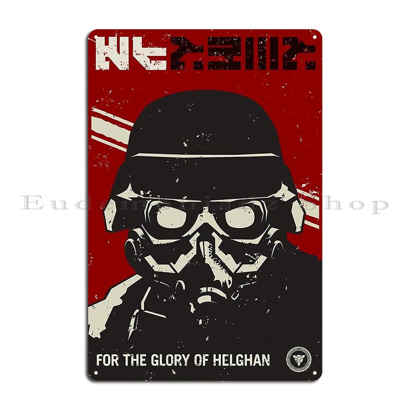 Join the Death Korps Recruitment Poster Glory Of Helghan Alternative Killzone Metal Rusty Classic Cinema Design Tin Sign Poster
