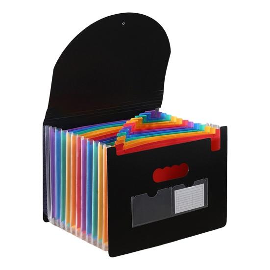 Сумка для хранения файлов с застежкой на кнопку формата А4, водонепроницаемая, большой емкости, органайзер для документов, папка с файлами