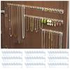 9Pcs Wall Mounted Jewelry Storage Rack 8 Hooks Earrings Necklace Organizer  Dressing Table